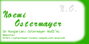 noemi ostermayer business card